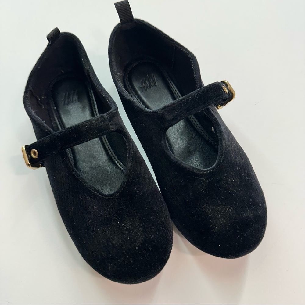 H&M Black Kids Mary Jane Shoes